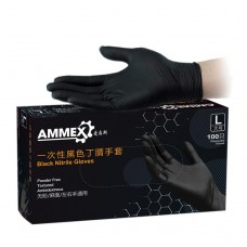 Перчатки AMMEX медицинские черные