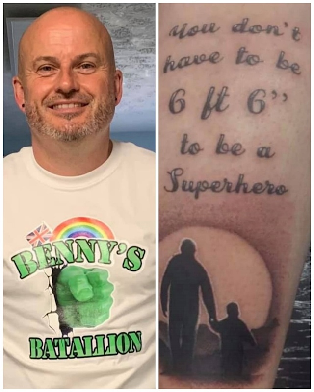 Отец сделал себе 667 татуировок с именем дочери и установил рекорд