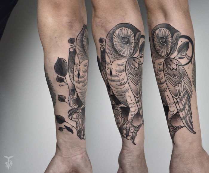 Татуировки в стиле ар-нуво